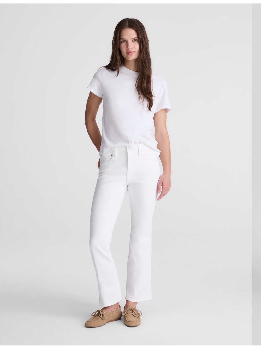 White High-Rise Straight Jeans - Madewell